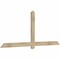 Ekena Millwork Eugene Rough Sawn Timber Gable Bracket, Douglas Fir, 84"W x 35"H x 2"D x 4"F, 10/12 Pitch GBW084X35X0204EUG00RDF - alternate 4